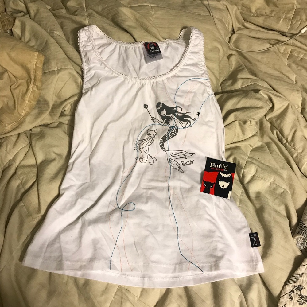 Emily the Strange mermaid tank top NWT (1)